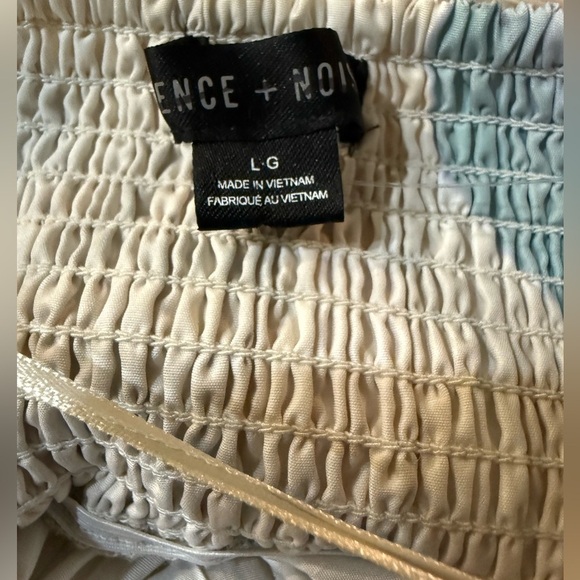 Urban Outfitters Silence+Noise Kai Bandeau Strapless Midi Dress Size Large New - Picture 6 of 6